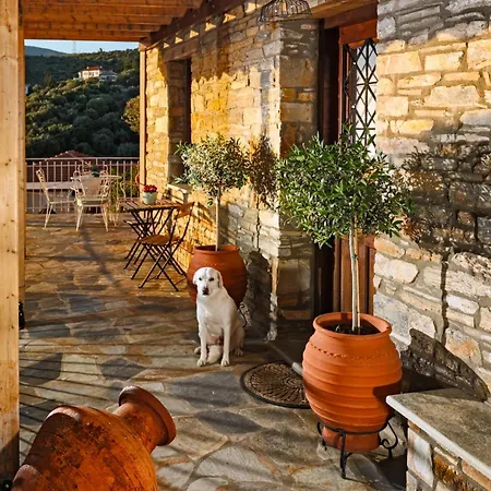 με θέα το ηλιοβασιλεμα 2 Ferienhaus Áfissos